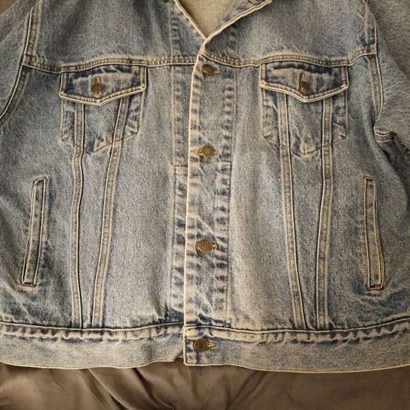 GAP Men's Vintage Stone Washed Denim Jacket - Picture 5 of 6